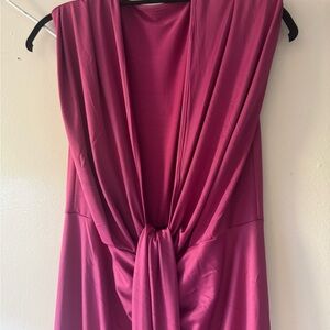 Elegant Pink Draped Top